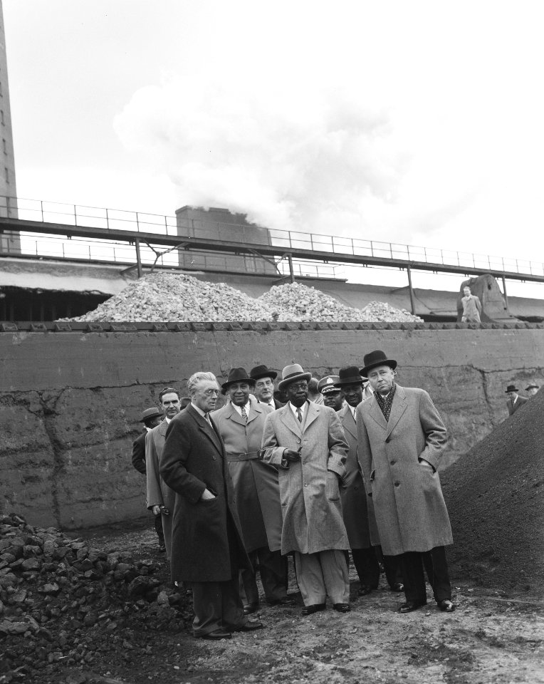 Bezoek President van Liberia aan de Hoogovens te IJmuiden, Bestanddeelnr 908-0969
