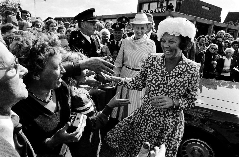 Bezoek van de koningin op 21 augustus 1980, Bestanddeelnr 930-9766
