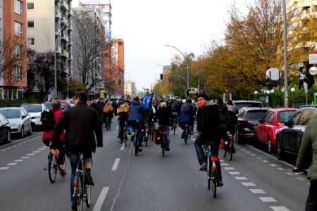 Bicycle demonstration against A49 and A100 in Berlin 2020-11-14 176 photo