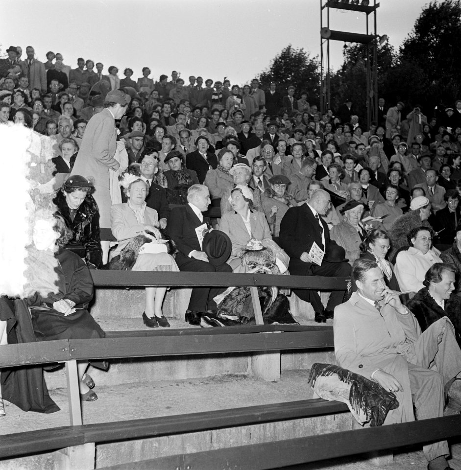 Bezoek Koningin openluchttheater Bloemendaal Nationaal Danstheater van Griekenla, Bestanddeelnr 905-8247