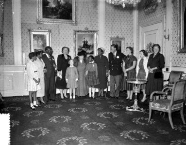 Bezoek President Tubman Afscheid op Paleis Soestdijk, Bestanddeelnr 908-1033