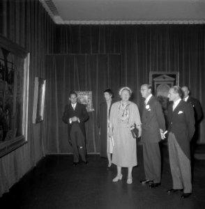 Bezoek koningin Juliana aan het Rijksmuseum, Bestanddeelnr 905-9545