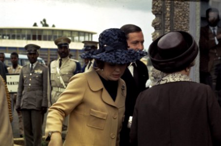 Bezoek Koningin Juliana , Pr. Bernhard , Pr. Beatrix Pr. Claus aan Ethiopie Pri, Bestanddeelnr 254-8369