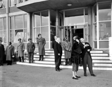 Bezoek Schiphol van Keizer Haile Selassie van Ethiopië, Bestanddeelnr 906-8331