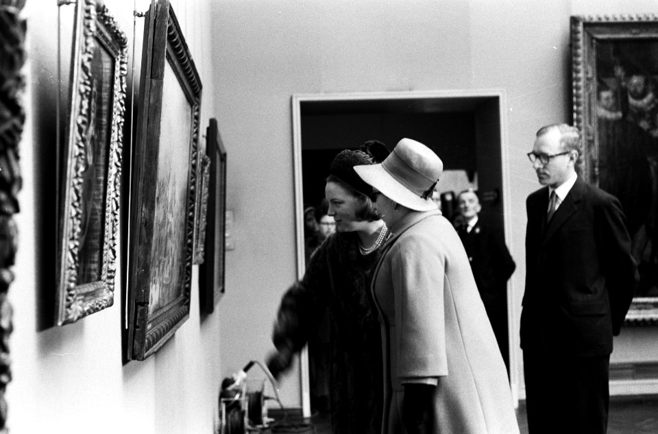 Bezoek President van Mexico President Lopez en Prins Bernhard in de Frans Halsza, Bestanddeelnr 915-0023