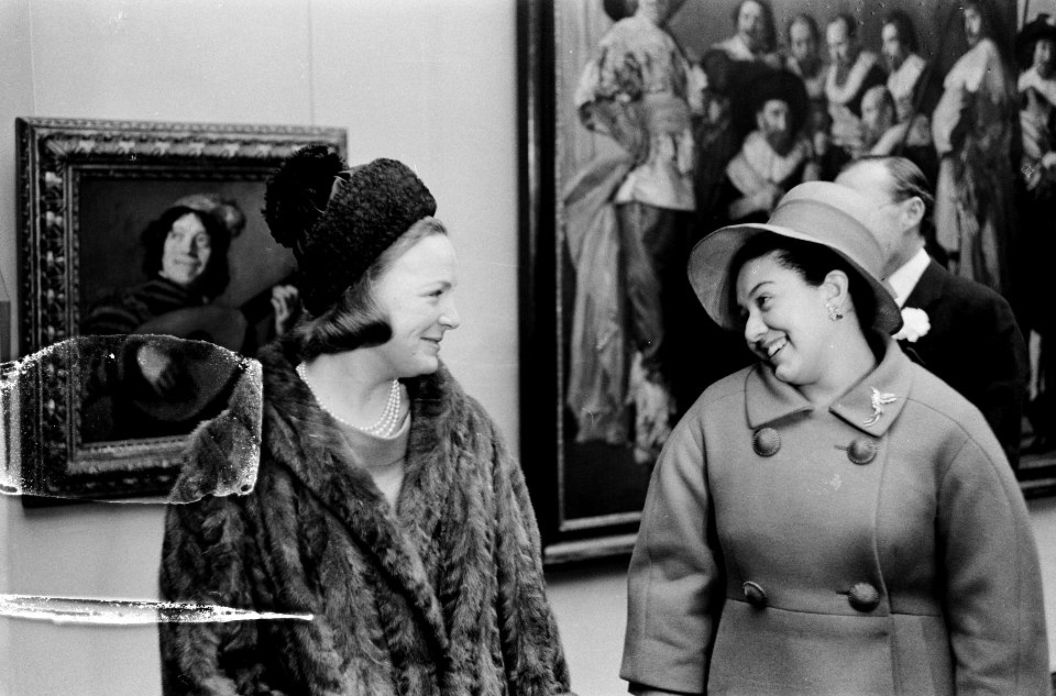 Bezoek President van Mexico President Lopez Bezoek Rijksmuseum, Prinses Irene , Bestanddeelnr 915-0038
