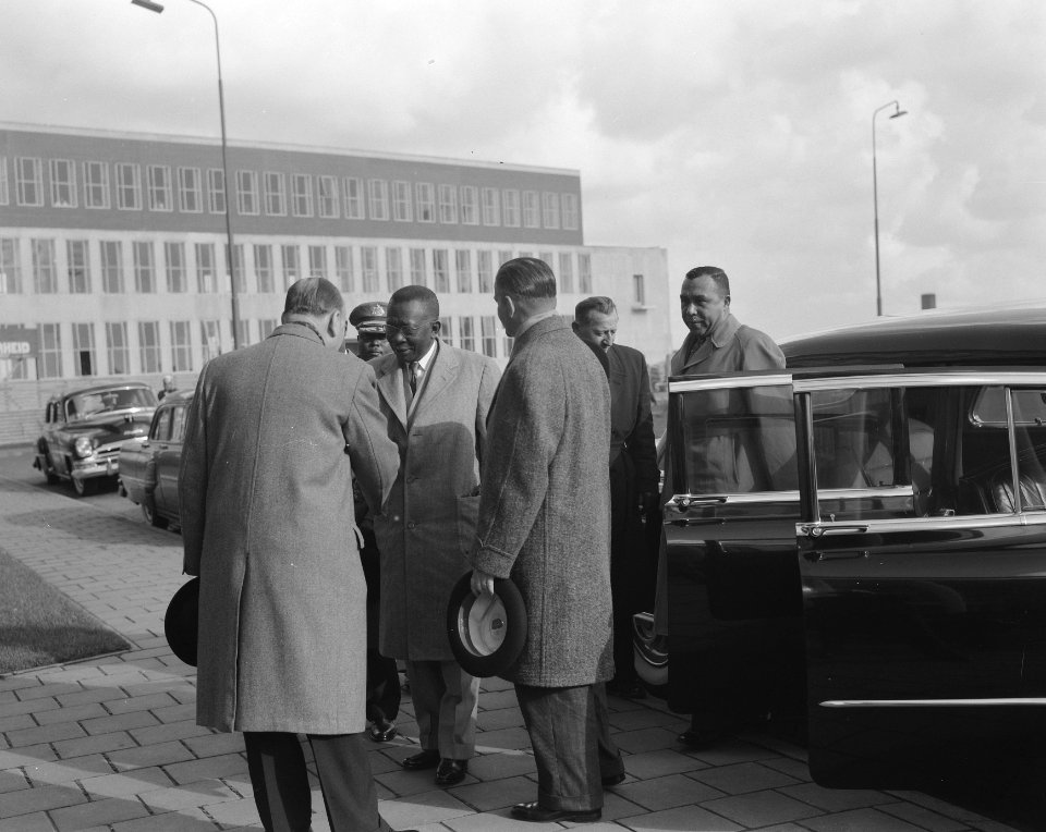 Bezoek President van Liberia aan de Hoogovens te IJmuiden, Bestanddeelnr 908-0981