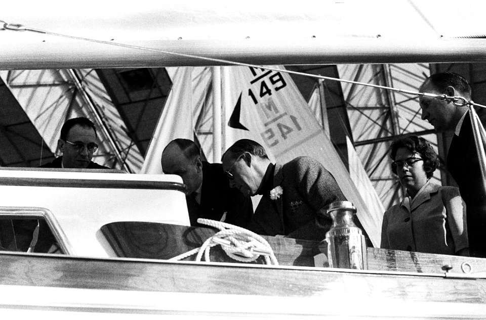 Bezoek Prins Bernhard Hiswa Goedkamp in de RAI te Amsterdam, Bestanddeelnr 914-9770