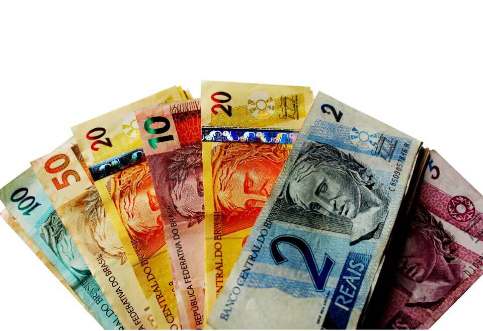Note brazilian currency brazil