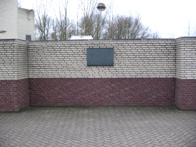 Bevrijdingsplaquette Andersonweg Roermond situatie