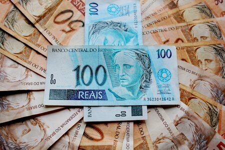 Note brazilian currency brazil