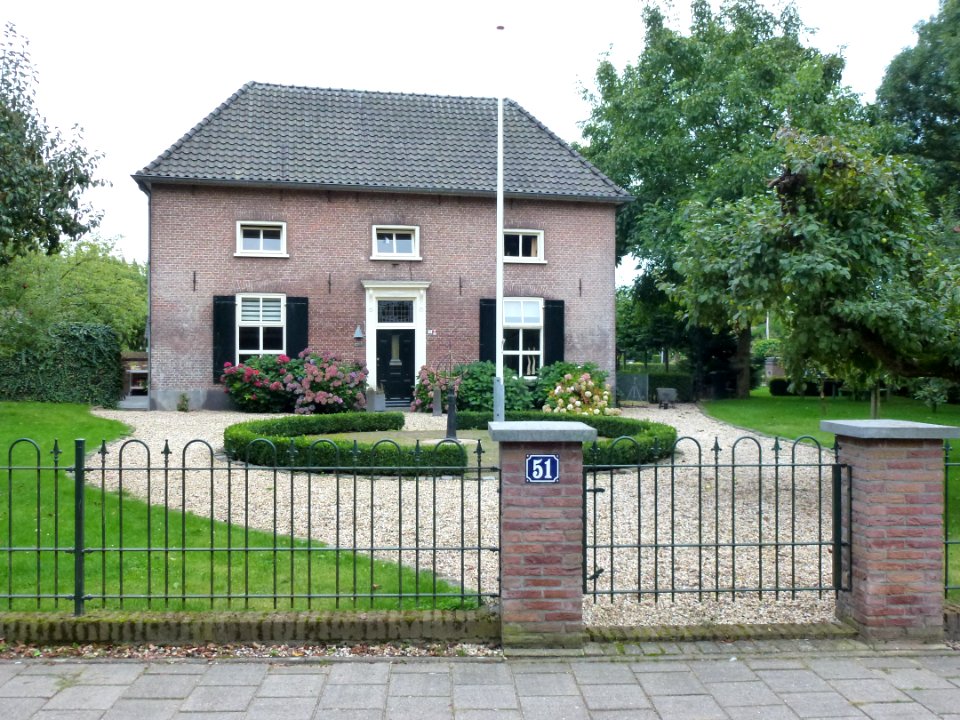 Beuningen (Gld) boerderij van Heemstraweg 51 voorgevel
