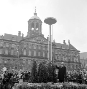 Bevrijdingsdag, het bevrijdingsleger zoals het 20 jaar geleden binnentrok vanaf , Bestanddeelnr 917-7310