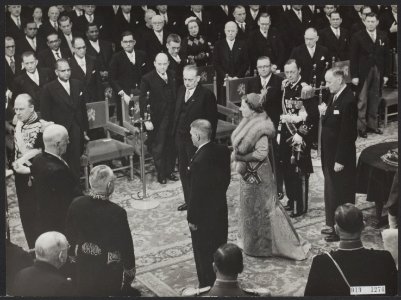 Bevetiging van het Statuut van het Koninkrijk door koningin Juliana in de Ridder, Bestanddeelnr 019-1270