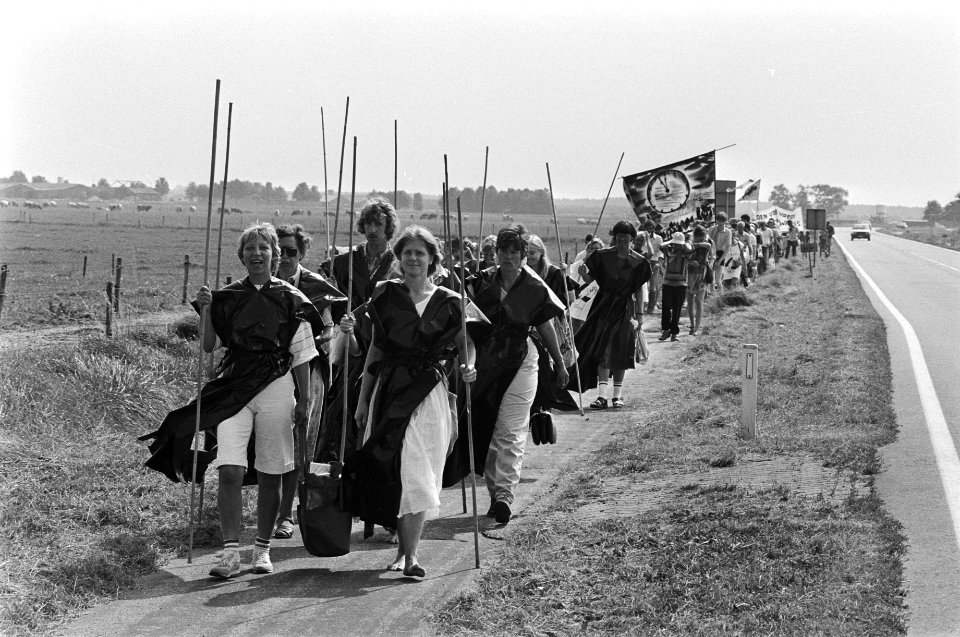 Betogingen, kruisraketten, vredesbeweging, antikernwapenbeweging, Bestanddeelnr 932-6697