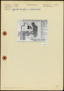 Beveiliging van een slijpsteen met een glasplaatje, Bestanddeelnr 256-2780