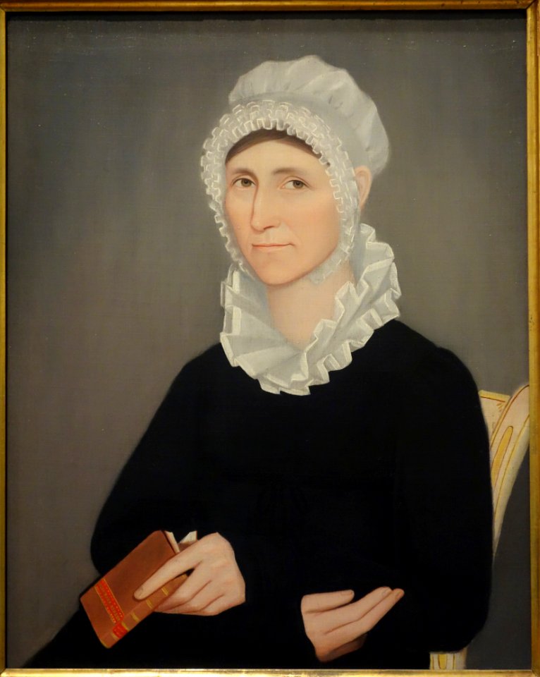Betsey Beckwith by Ammi Phillips, c. 1817, oil on canvas - Brooklyn Museum - DSC09565