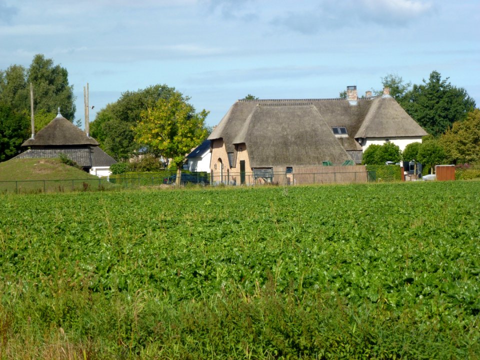 Beuningen (Gld) boerderijcomplex Hofstede d'Lijnde Lindestraat 13 overzicht