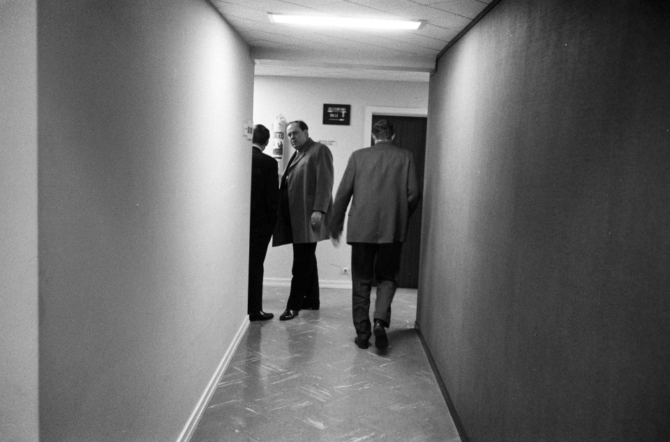 Besprekingen van de EEG in Brussel, minister Soames (Engeland) in de wandelgange, Bestanddeelnr 914-7606