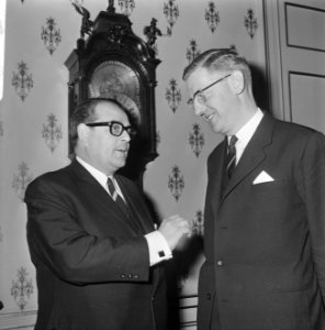 Besprekingen over ontwikkelingshulp door de Westduitse minister H.J. Wischnewski, Bestanddeelnr 920-9803