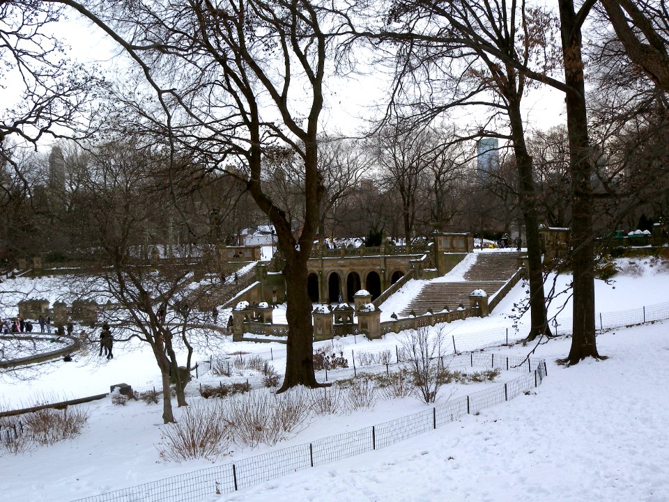 Bethesda stair snowy jeh
