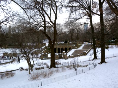 Bethesda stair snowy jeh