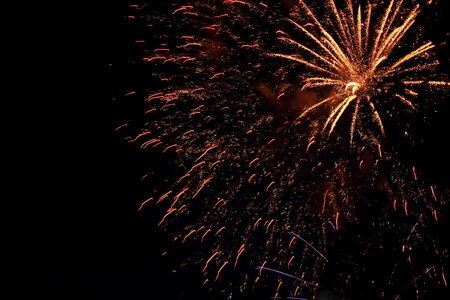 Fireworks art golden new year's eve
