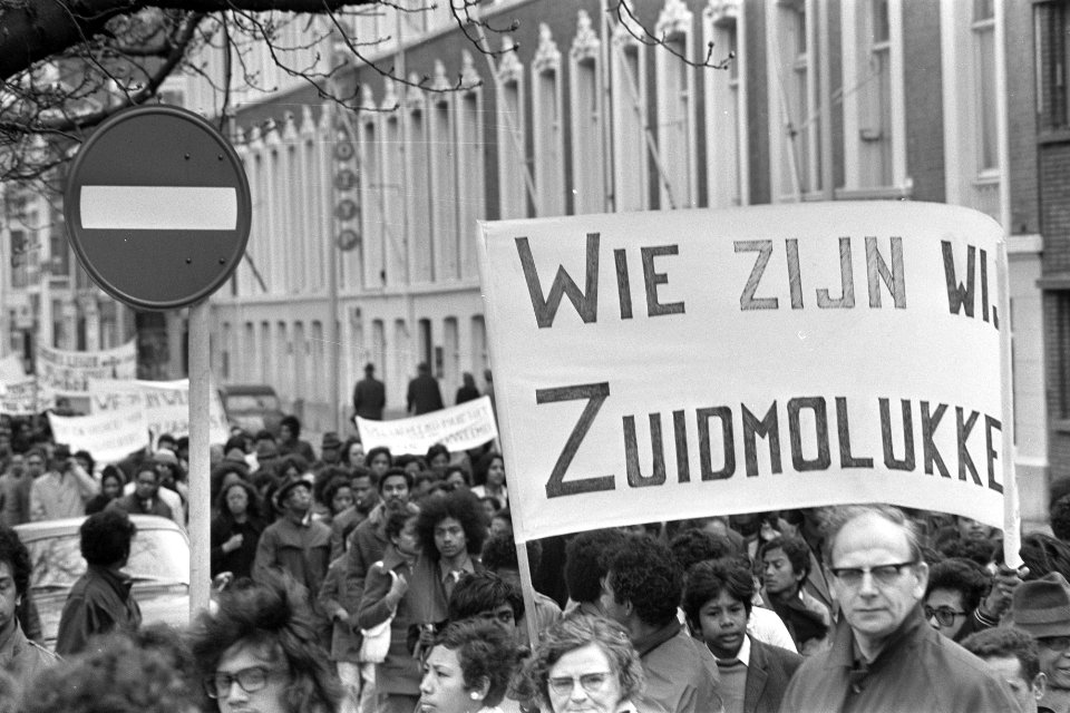 Betogingen, spandoeken, Bestanddeelnr 923-4710