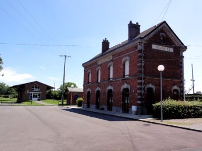 Beugnies (Nord, Fr) ancienne gare