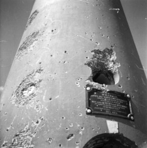 Beschadigde vuurtoren bij Cocksdorp (Texel), Bestanddeelnr 901-0805