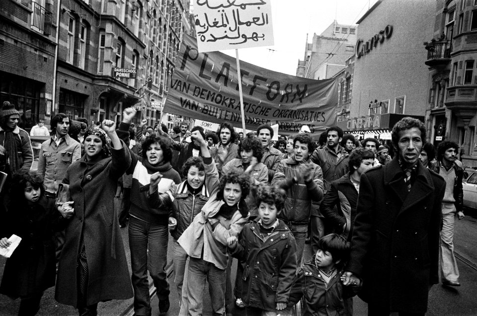 Betoging tegen de 1 november 1979 van kracht geworden nieuwe Wet Arbeid Buitenla, Bestanddeelnr 930-5759