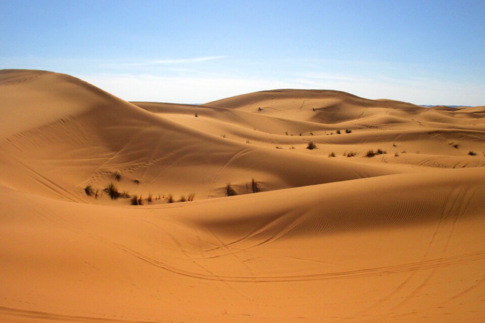 Morocco sahara sand photo