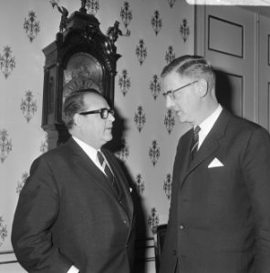 Besprekingen over ontwikkelingshulp door de Westduitse minister H.J. Wischnewski, Bestanddeelnr 920-9808