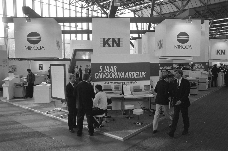 Beurzen, kantoren, stands, KN, Minolta, Bestanddeelnr 934-0878