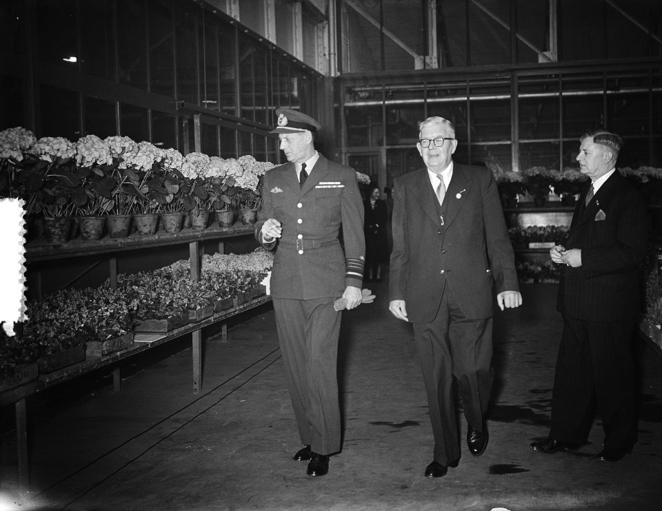 Bezoek Deense Koninklijke familie , derde dag, bezoek veiling Alkmaar, Bestanddeelnr 906-4287