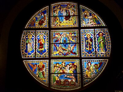 Glass rosette tuscany