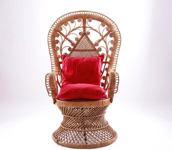 Relaxation chairs rattan furniture photo