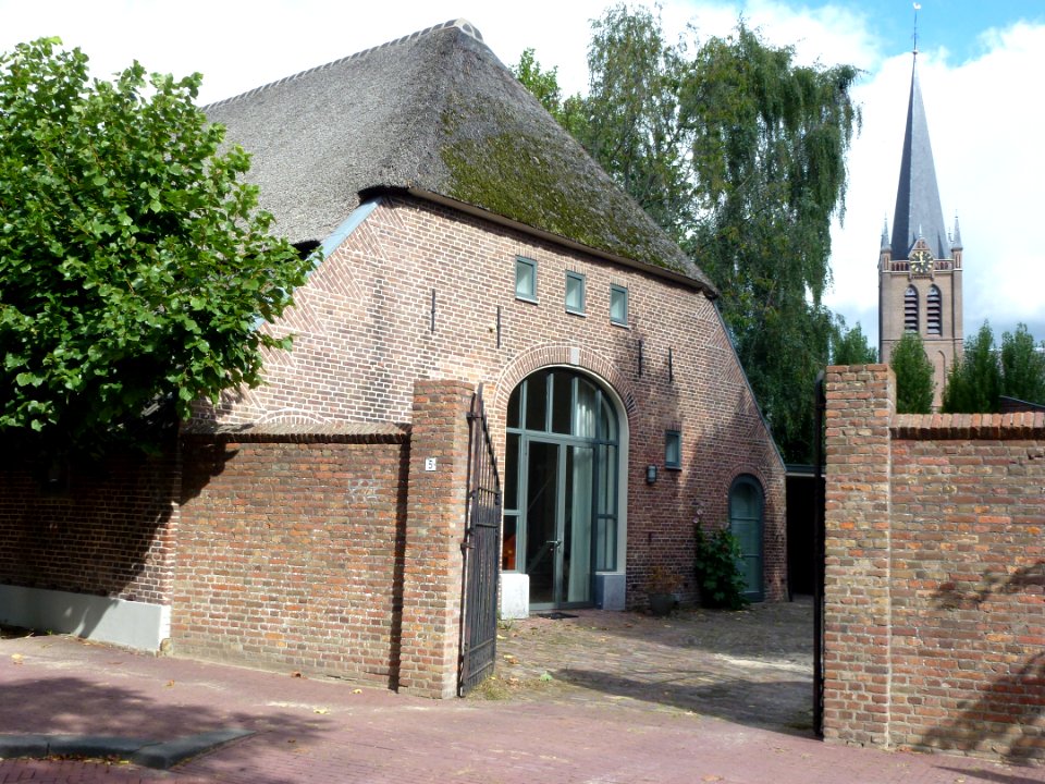 Beuningen (Gld) boerderij dorpssingel 5 achterkant