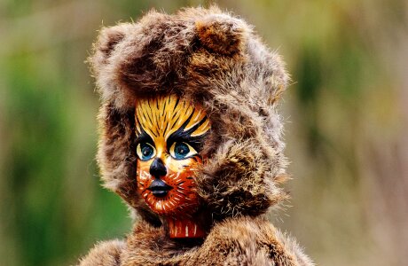 Fur mask funny