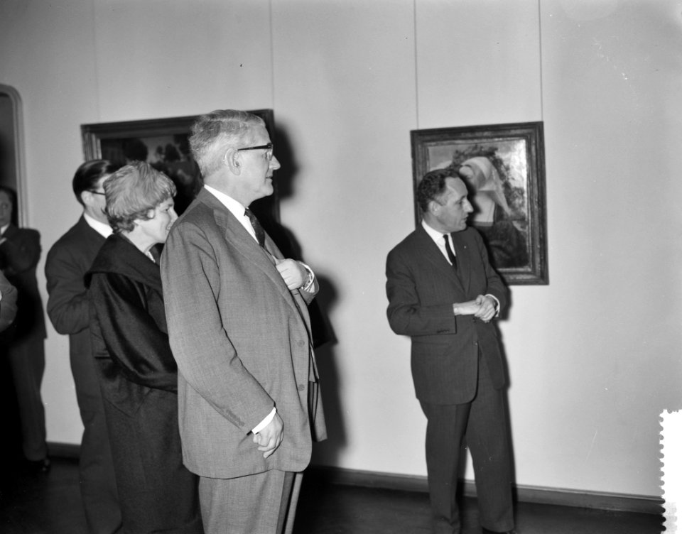 Bezoek Britse Ambassadeur Sir en Lady Noble aan Amsterdam Rijksmuseum Sir Andr, Bestanddeelnr 912-1778