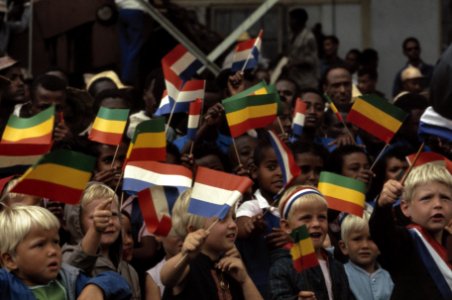 Bezoek Koningin Juliana , Pr. Bernhard , Pr. Beatrix Pr. Claus aan Ethiopie bev, Bestanddeelnr 254-8343