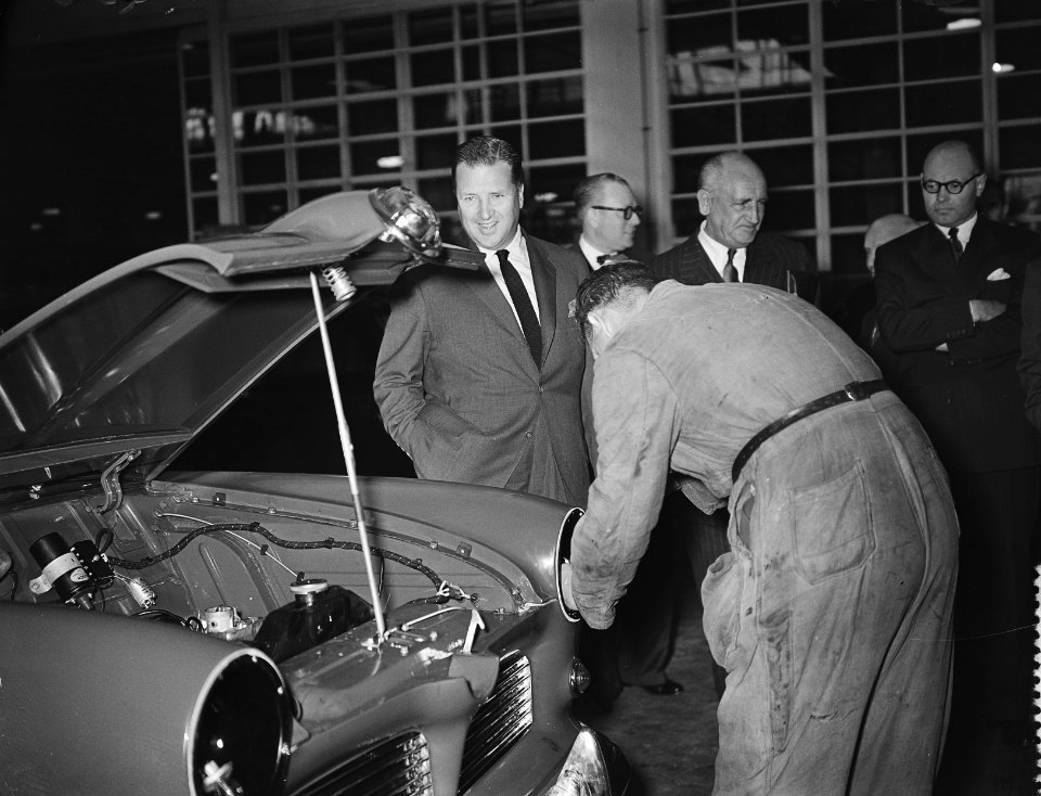 Bezoek Henry Ford aan Ford fabriek in Amsterdam, Bestanddeelnr 906-5565