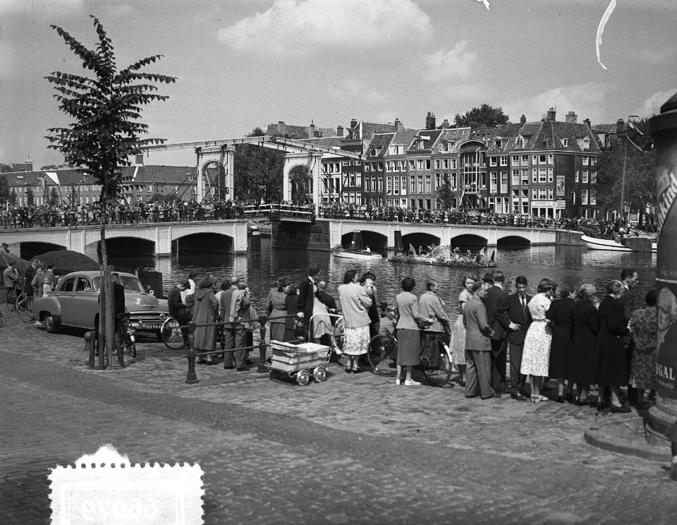 Bezoek Franse president en mevrouw Coty aan Amsterdam, middag rijtoer, Bestanddeelnr 906-6079