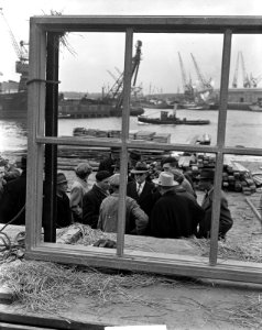 Bezoek Amerikaanse Vakbondleiders. Bezoek aan Rotterdam, Bestanddeelnr 903-2434