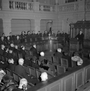 Bezoek Amerikaanse hoogleraren aan Universiteit in Amsterdam, Bestanddeelnr 901-1722