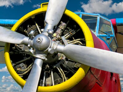 Propeller technology oldtimer photo