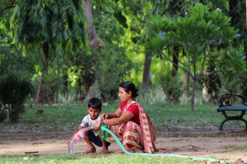 Precious water drinking poor