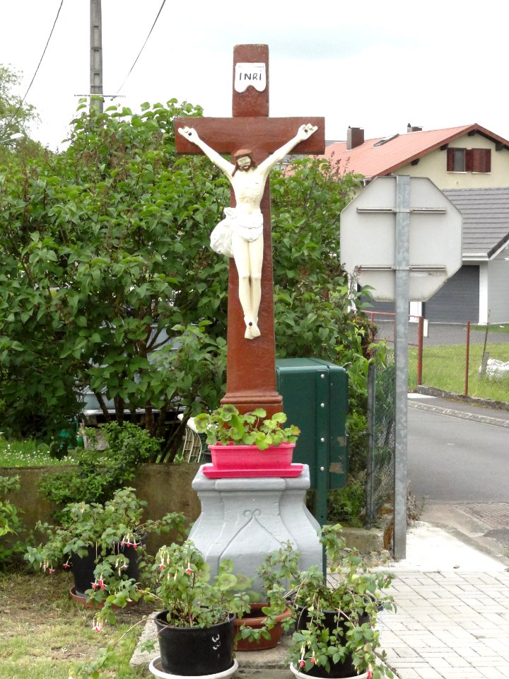 Bettborn (Moselle) croix de chemin