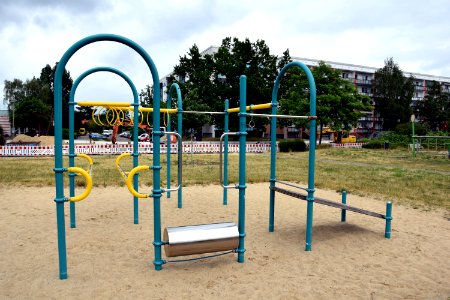Bewegungsparcours an der Dessauer Straße in Berlin-Marzahn