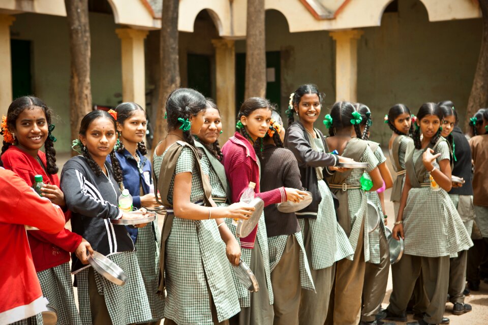 Food smile brown school
